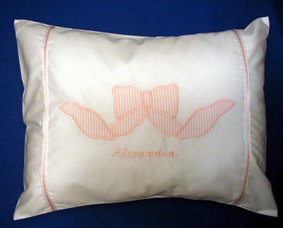 Baby Pillow with First Name Personalization